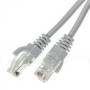 PATCH CORD CAT.6 UTP SNAGLESS PVC Mt.5 GREY (UTP6SCPCGY5PVC)