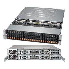 Supermicro SuperStorage 2028R-DN2R24L Intel® C612 LGA 2011 (Socket R) Armadio (2U) Nero (SSG-2028R-DN2R24L)