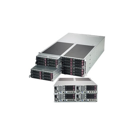 Supermicro SuperServer F629P3-RC0B Intel® C621 LGA 3647 (Socket P) Armadio (4U) Nero (SYS-F629P3-RC0B)