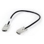 Synology Cable Infiniband cavo InfiniBand e in fibra ottica 0,63 m SATAx4 Nero, Acciaio spazzolato (CABLE INFINIBAND)