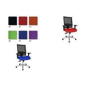 Topstar Bürodrehstuhl "P 91 NET", schwarz Bezug: 100 % Polyester, stufenlose Sitzhöhenverstellung, - 1 Stück (PI790 BC0)