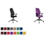 Topstar Bürodrehstuhl "Synchro Soft", Stoff, royalblau stufenlose Sitzhöhenverstellung, Punktsynchronmechanik (SN300 T38)