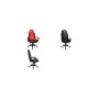 Topstar Chefsessel "Speed Chair", aus Kunstleder, blau stufenlose Sitzhöhenverstellung, Sicherheitsgasfeder (SC20F TC6)