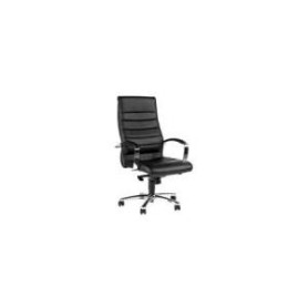 Topstar Chefsessel "TD Luxe 25,40cm (10"), Leder, schwarz Knie-Wippmechanik, inklusive verchromten Stahlarmlehnen mit (8779 A80)