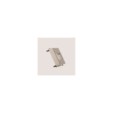 Nessos VM6435 Placca copripresa e copri interruttori Argento