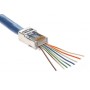 Plug EZ-RJ45 Shielded Cat5e/6 (Int.Ground) 50pz. (PT-100020)