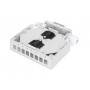 Box Ottico barra DIN per 8 SC / LC (vuoto) Grey (HL-DPP8SCSX)