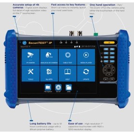 SecuriTEST IP Tester CCTV Digitale/Analogico/Coax (R171000)