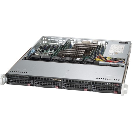 Supermicro SuperServer 6018R-MTR Intel® C612 LGA 2011 (Socket R) Rack (1U) Nero (SYS-6018R-MTR)