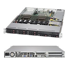 Supermicro SuperServer 1028R-TDW Intel® C612 LGA 2011 (Socket R) Rack (1U) Nero (SYS-1028R-TDW)