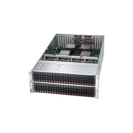 Supermicro CSE-418E16-R1K62B2 computer case Supporto Nero, Acciaio inossidabile 1620 W (CSE-418E16-R1K62B2)