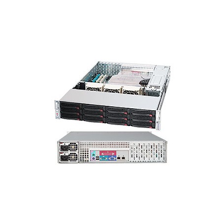 Supermicro SuperChassis 826E16-R500LPB Supporto Nero 500 W (CSE-826E16-R500LPB)