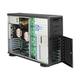 Supermicro SYS-7047A-T sistema barebone per server Intel® C602 LGA 2011 (Socket R) Tower (4U) Nero (SYS-7047A-T)