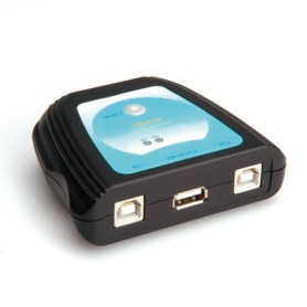 ROLINE Manual USB 2.0 Printer Switch, 2 Ports switch per stampante Cablato (RO14.99.5032)