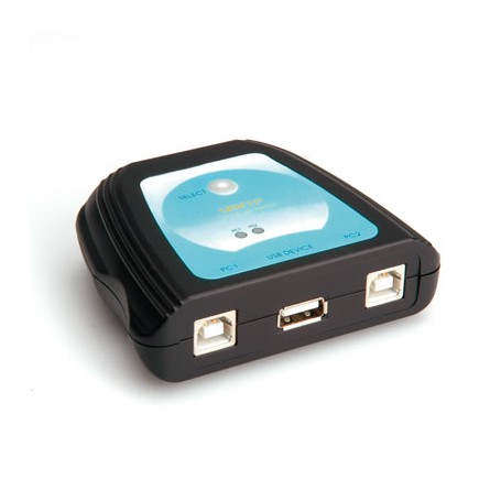 ROLINE Manual USB 2.0 Printer Switch, 2 Ports switch per stampante Cablato (RO14.99.5032)