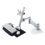 ROLINE LCD/Keyboard Holder, Desk Clamp, rotatable (RO17.03.1220)