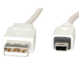 Value USB 2.0 Cable, A - 5-Pin Mini, M/M 1.8 m cavo USB (RO11.99.8718)
