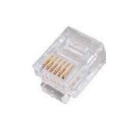 PLUG 6P6C CAT.3 CAVO PIATTO CF10 (WPC-MDP-662-3U-F06)