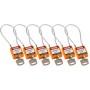 Brady 195983 lucchetto Cable Padlock 6 pz