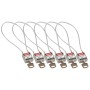 Brady 195988 lucchetto Cable padlock 6 pz