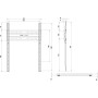 ITB OM06203 Supporto TV a parete 2,24 m (88") Nero (OM06203)