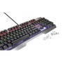 Trust GXT 877 Scarr tastiera Gaming USB Italiano Nero, Metallico (23853)