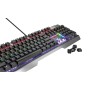 Trust GXT 877 Scarr tastiera Gaming USB Italiano Nero, Metallico (23853)