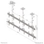 Neomounts NMPRO-C32 Supporto a soffitto per videowall 32-55" - alt. 325 cm