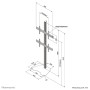 Neomounts by Newstar Pro NMPRO-S12 Supporto per display espositivi 165,1 cm (65") Nero