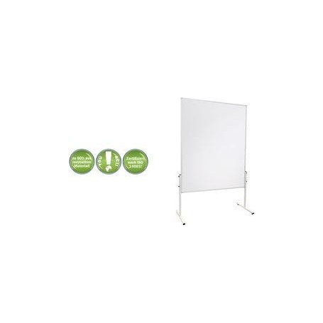 FRANKEN Moderationstafel U-Act! Line, 1.200 x 1.500 mm Oberfläche: Karton / weiß, Gesamthöhe: 1.950 mm - 1 Stück (MT9007)