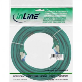 InLine 4043718088706 cavo di rete Verde 10 m Cat6a S/FTP (S-STP) (4043718088706) (76800G)