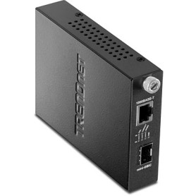 Trendnet TFC-1000MGA convertitore multimediale di rete Interno 1000 Mbit/s Modalità multipla Nero, Argento (TFC-1000MGA)