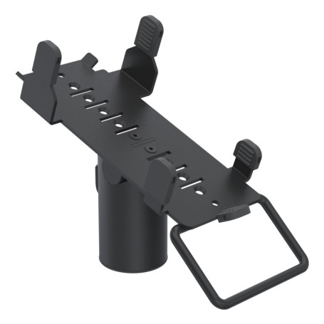 Ergonomic Solutions SpacePole Payment ING2201-DM-02 accessorio di sistema POS Supporto POS Nero Metallo