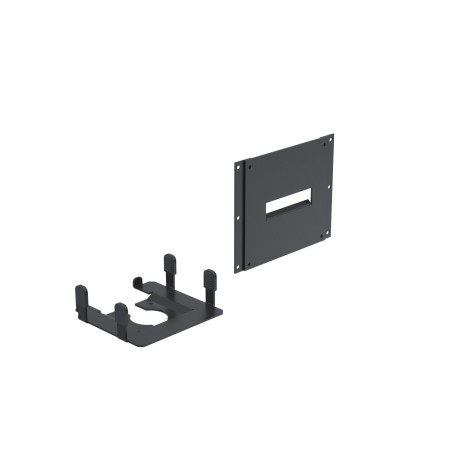 Ergonomic Solutions SpacePole Kiosk & Signage SPK601 accessorio di sistema POS Attacco laterale POS Nero Metallo