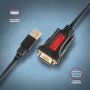 Axagon ADS-1PSN USB-A 2.0 - serial RS-232 DB9-M Prolific adapter cable 1.5m - Adapter - Digital/Daten cavo seriale Nero 1,5 m US