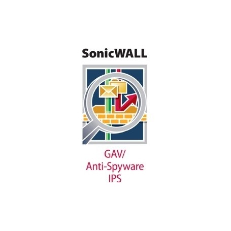 SonicWall Gateway AV/AS + IPS Sicurezza antivirus 1 anno/i (01-SSC-6130)