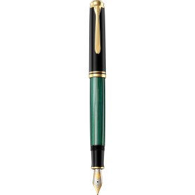 Pelikan M800 penna stilografica Sistema di riempimento integrato Nero, Oro, Verde 1 pz (995712)