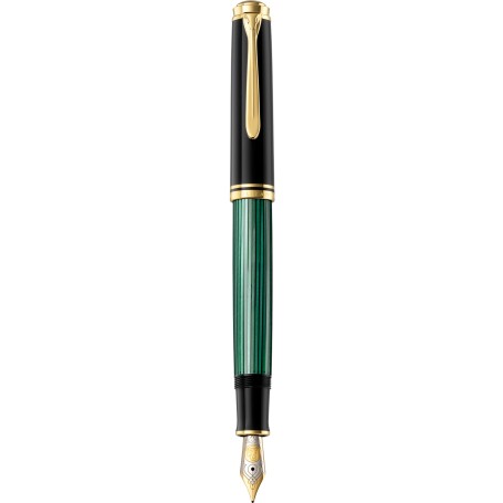 Pelikan M800 penna stilografica Sistema di riempimento integrato Nero, Oro, Verde 1 pz (995712)