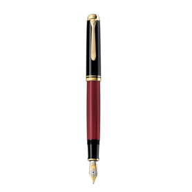 Pelikan M800 penna stilografica Sistema di riempimento integrato Nero, Oro, Rosso 1 pz (816625)