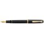 Pelikan P 200 penna stilografica Sistema di riempimento della cartuccia Nero, Oro 1 pz (930446)