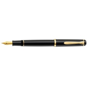 Pelikan P 200 penna stilografica Sistema di riempimento della cartuccia Nero, Oro 1 pz (930503)