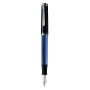 Pelikan M805 penna stilografica Sistema di riempimento integrato Nero, Blu, Argento 1 pz (933622)