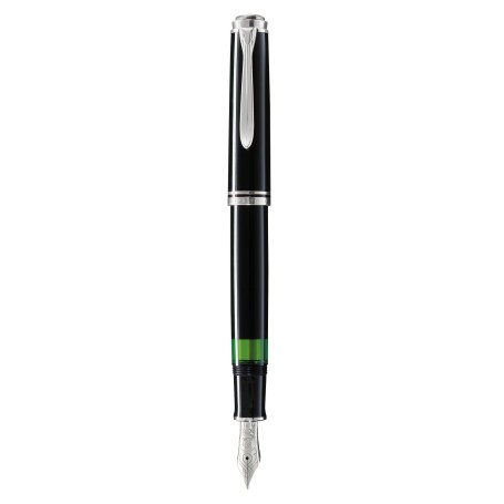 Pelikan M805 penna stilografica Sistema di riempimento integrato Nero, Argento 1 pz (925446)