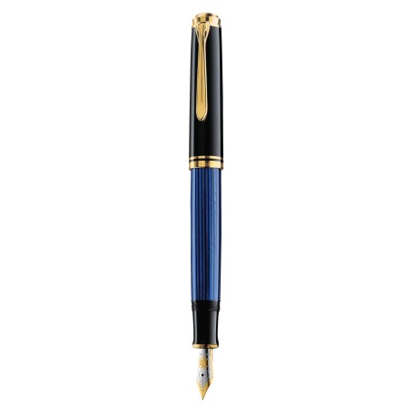 Pelikan M600 penna stilografica Sistema di riempimento integrato Nero, Blu, Oro 1 pz (995332)