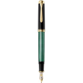 Pelikan M400 penna stilografica Sistema di riempimento integrato Nero, Oro, Verde 1 pz (994855)