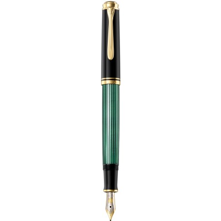 Pelikan M400 penna stilografica Sistema di riempimento integrato Nero, Oro, Verde 1 pz (994855)