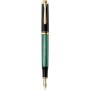 Pelikan M400 penna stilografica Sistema di riempimento integrato Nero, Oro, Verde 1 pz (994871)