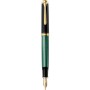 Pelikan M800 penna stilografica Sistema di riempimento integrato Nero, Oro, Verde 1 pz (995720)