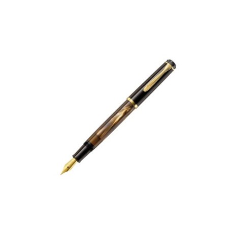 Pelikan M200 penna stilografica Sistema di riempimento integrato Marrone, Color marmo 1 pz (808804)