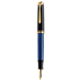 Pelikan Souverän 400 penna stilografica Sistema di riempimento integrato Nero, Blu, Oro 1 pz (994947)